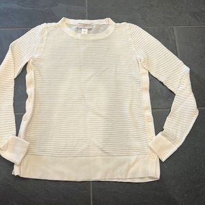 Loft XS cream light weight sweater